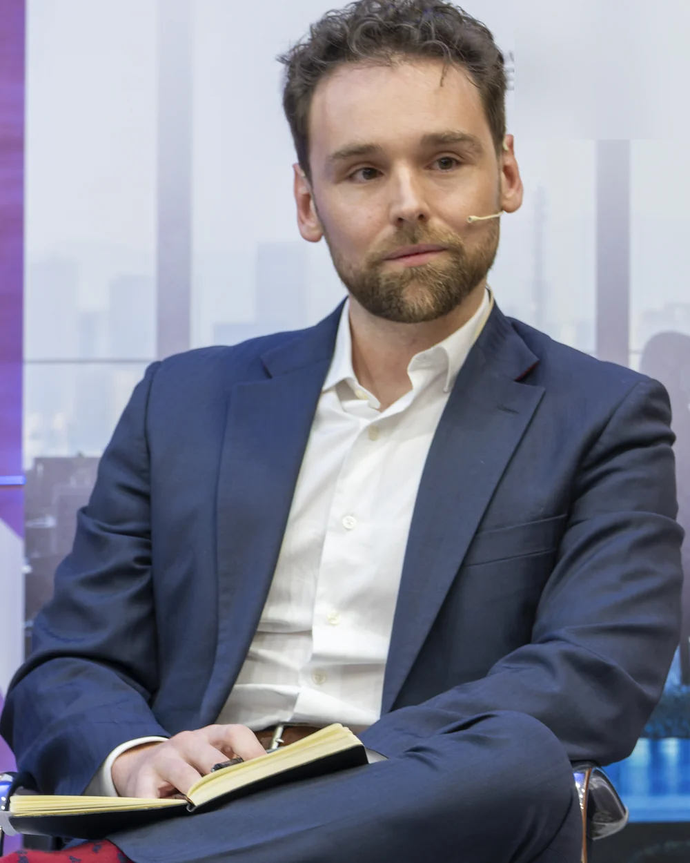 Carlos Pascual Adell, fundador de Singular Beacon y de The Beacon Holding, durante una mesa redonda