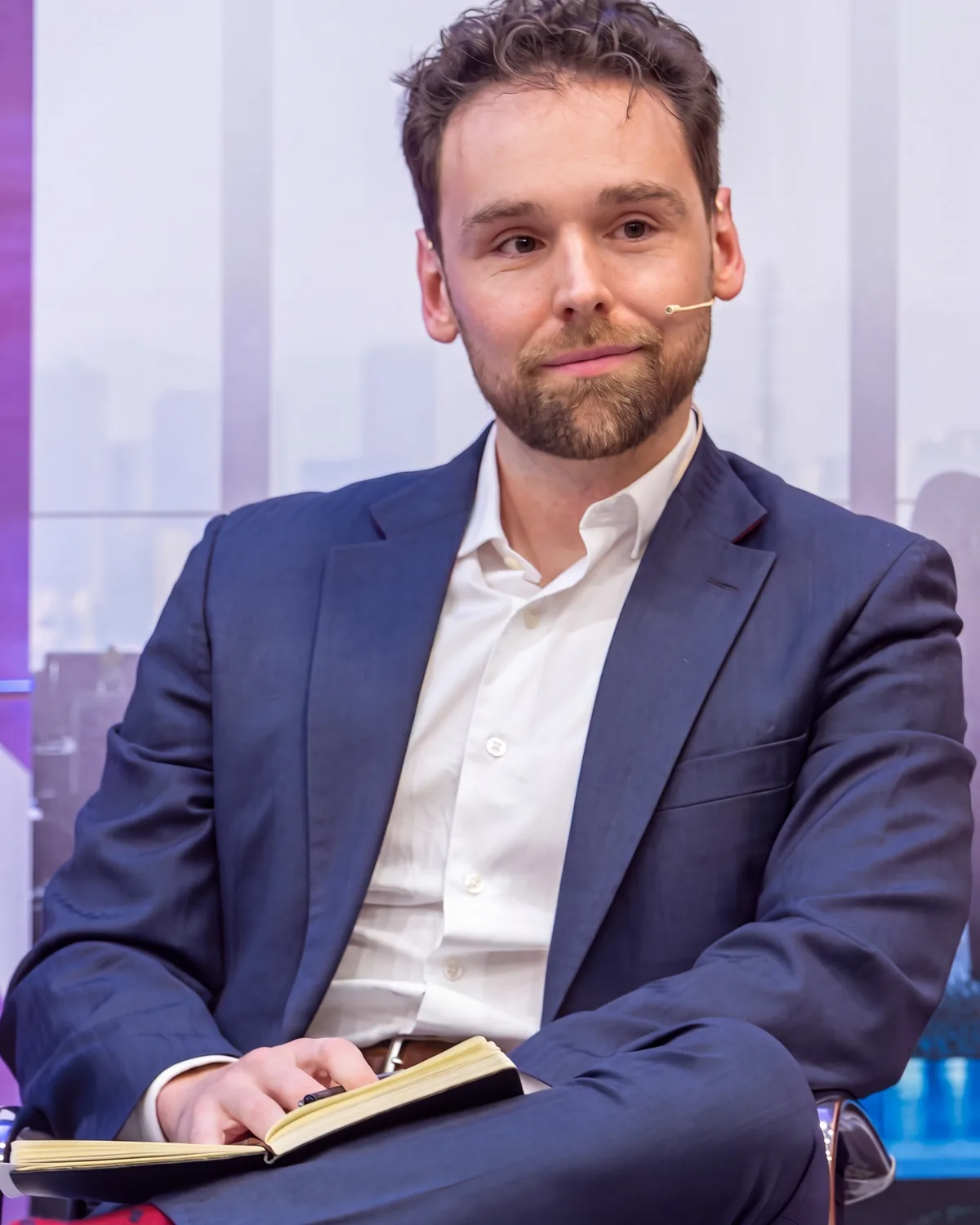 Carlos Pascual Adell, fundador de Singular Beacon y de The Beacon Holding, durante una mesa redonda